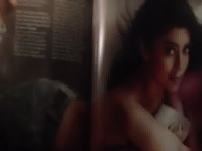 Reagan Moses shoots his cum on actress shriya Saran