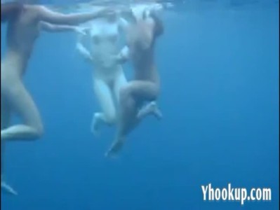 3 girls stripping in the sea nice - yhookup c