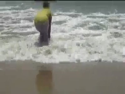 Aunty nude in beach