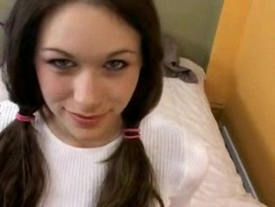 Very cute teen in her first time porn movie